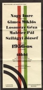 Nagy Imre és mártírtársai újratemetése - az esemény plakátja